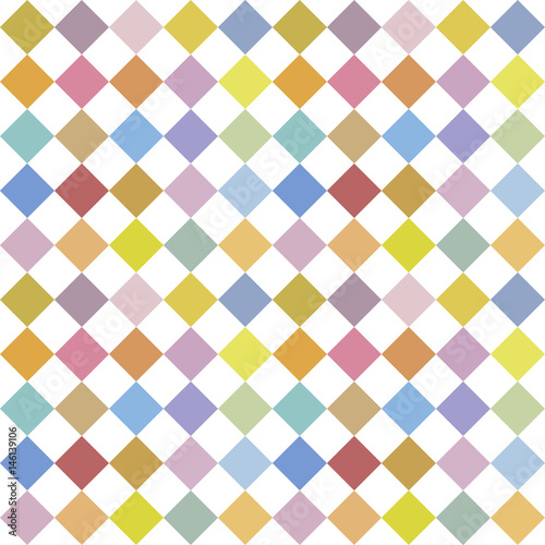 Abstract mosaic pattern background with a lot of colourful rhombus