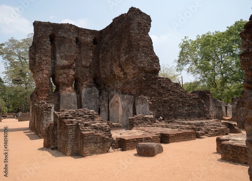 The Palace Complex of King Parakramabahu in Polonnaruwa.