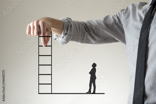 Photos Climbing the corporate ladder to success