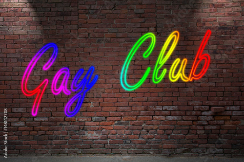 Gay Club Rainbow Neon