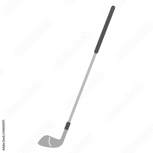 Isolated golf club on a white background, Vector illustration
