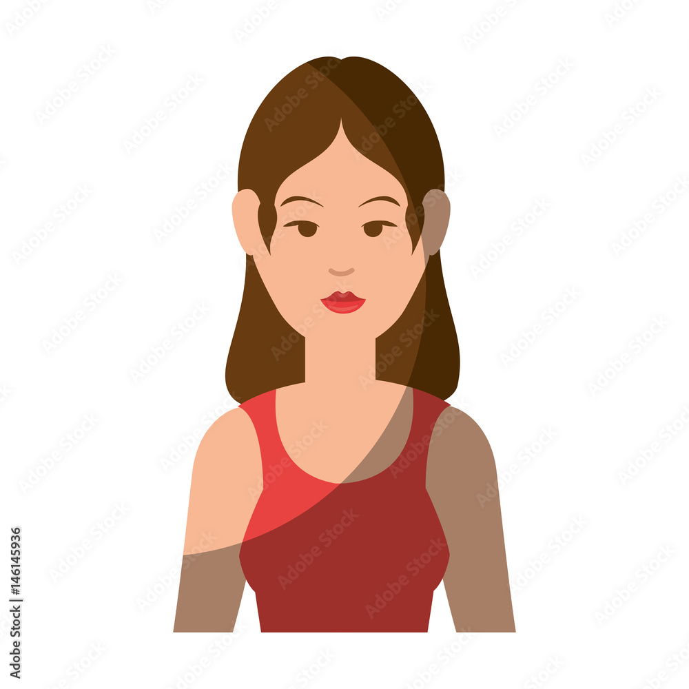 Woman cute cartoon icon vector illustration graphic design Woman cute cartoon icon vector illustration graphic design
