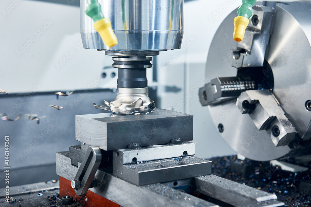 industrial metalworking cutting process by milling cutter industrial metalworking cutting process by milling cutter