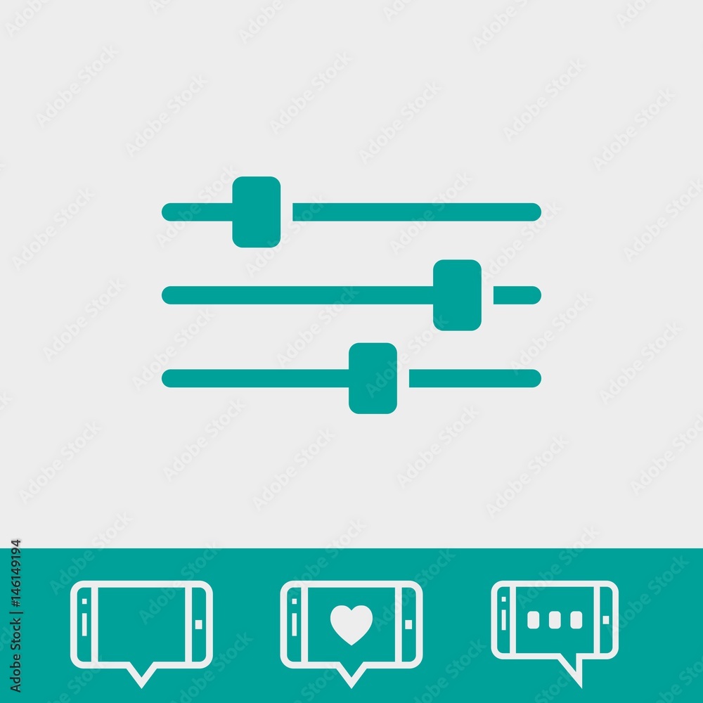 settings icon stock vector illustration flat design settings icon stock vector illustration flat design