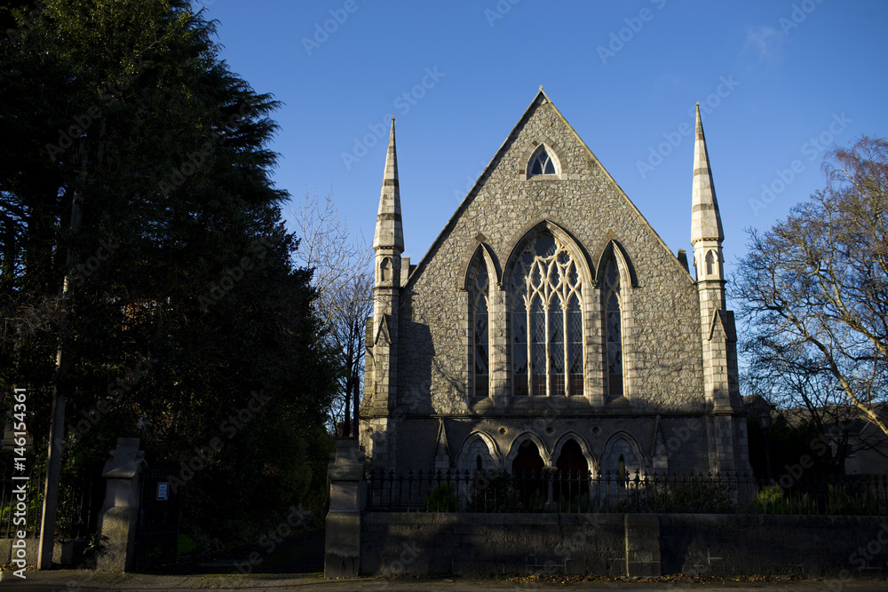 Fototapeta premium Church in Dublin, Ireland.