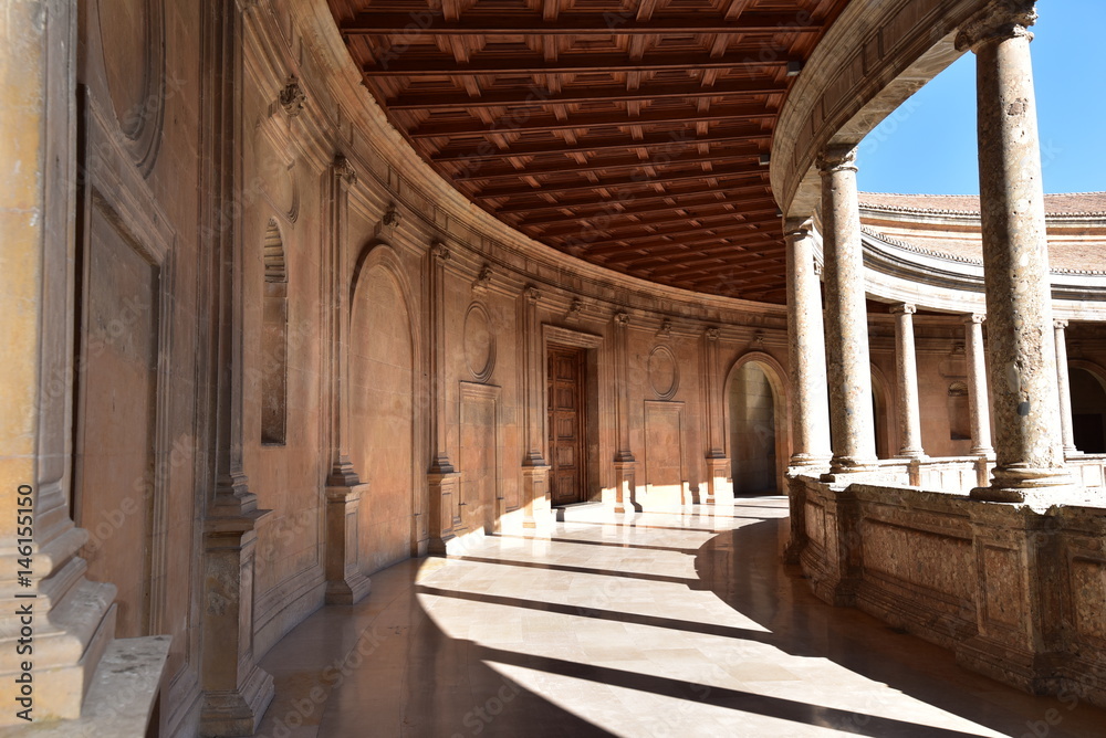 Palacio de Carlos V - The Palace of Charles V in Alhambra, Granada, Andalusia