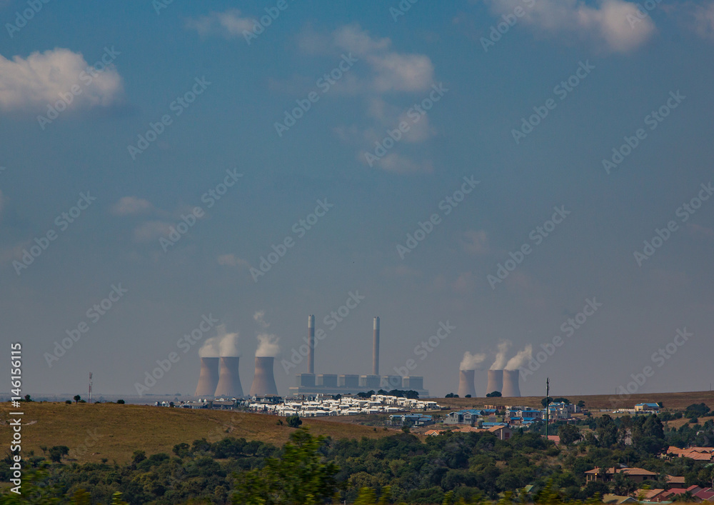 Cole Power Plant in South Africa