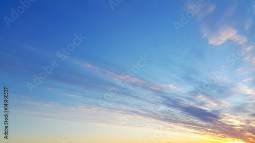 Sky sunrise background © ValentinValkov