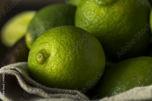 Fototapeta Naklejka Na Ścianę i Meble -  Raw Organic Green Fresh Limes