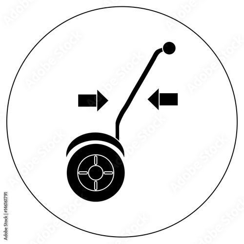 Gyroscope. Vector icons in a simple style. Element of design, interface