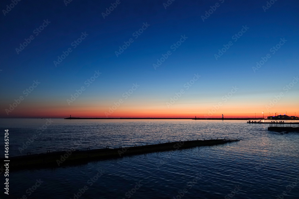 Obraz premium Sunset on the sea