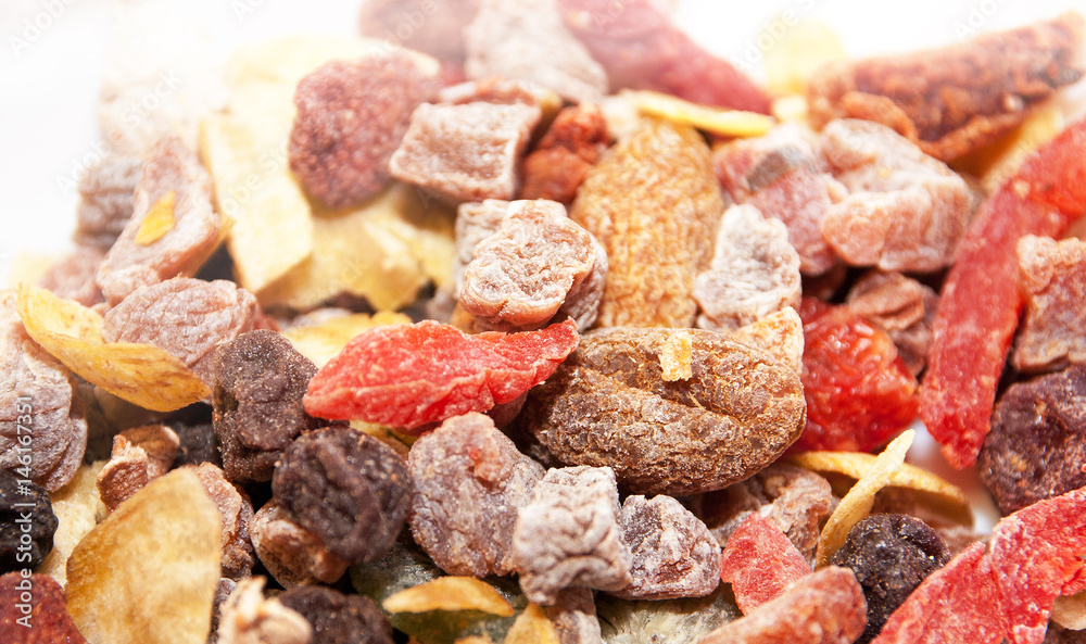 Various dried fruits