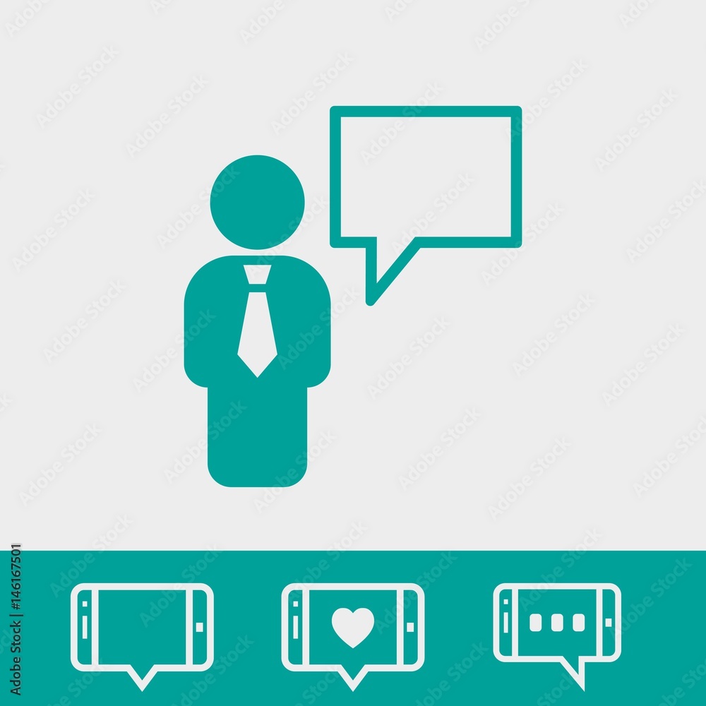 speaking of people, the chat icon stock vector illustration speaking of people, the chat icon stock vector illustration