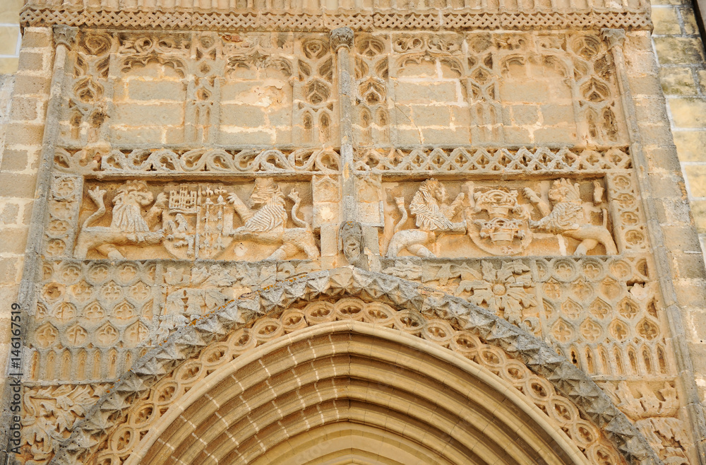 Portada de la Iglesia de Nuestra Señora de la O, Sanlúcar de Barrameda, España