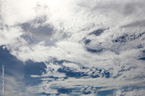 Fototapeta Naklejka Na Ścianę i Meble -  blue sky and white cloud