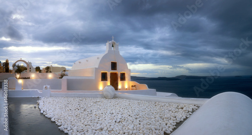 A local orthodox chapel in Oia, Santorini island, Greece