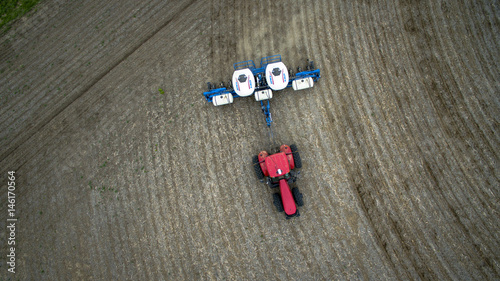 Aerial photo of Planting 