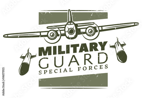 Vintage Military Logotype Template