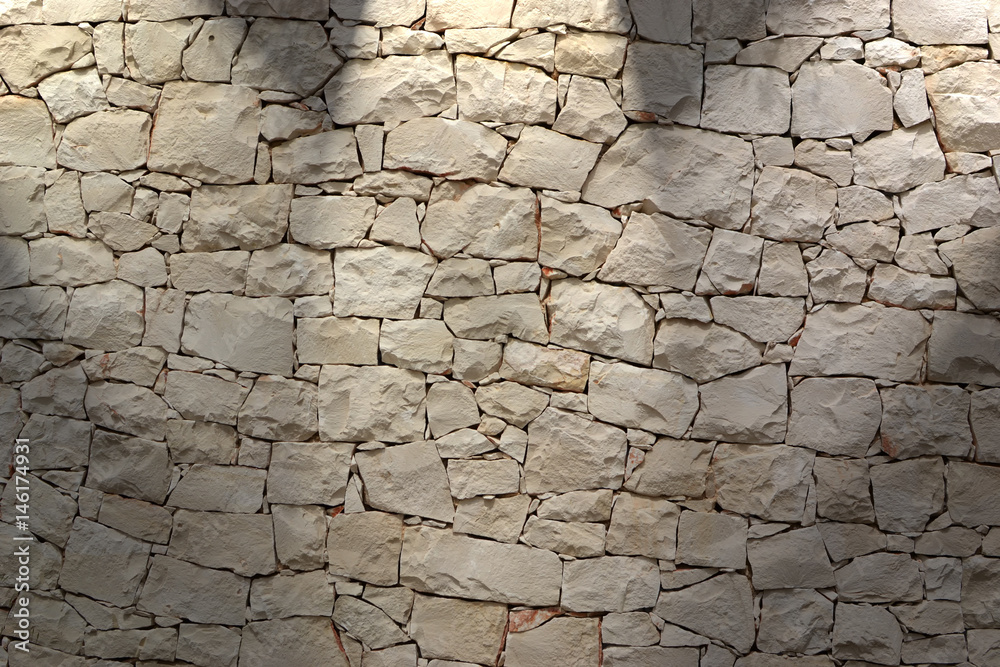 Naklejka premium Muro di pietra _ muro a secco