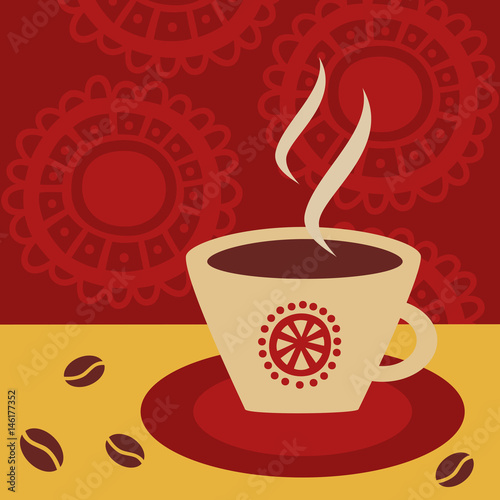 Cup of hot drink (coffee, tea etc) 