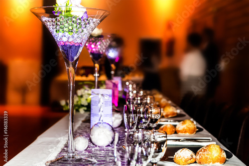 Wedding table decoration