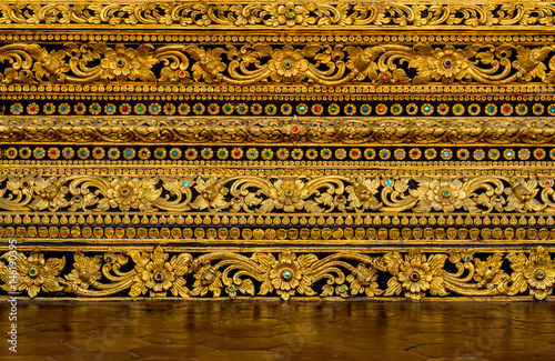 Thai's classic pattern stucco