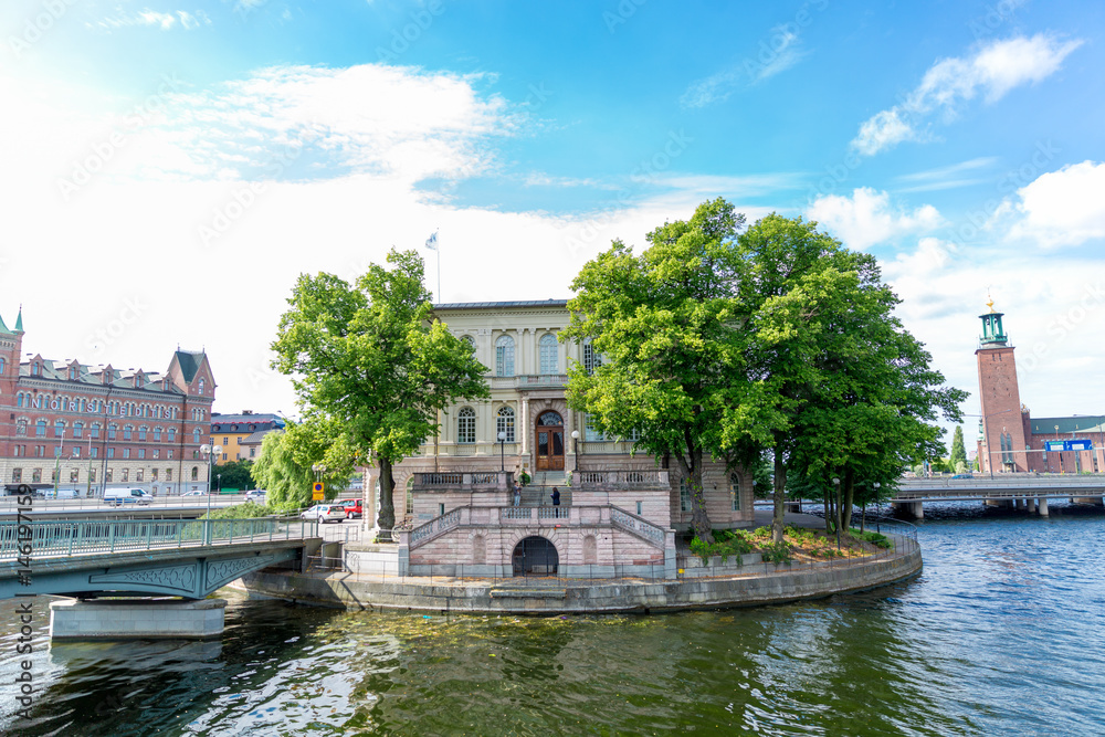 Naklejka premium ストックホルムの街並み