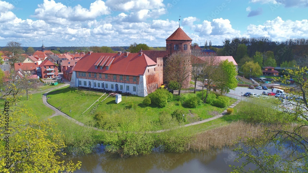 Luftaufnahme Burg Neustadt Glewe