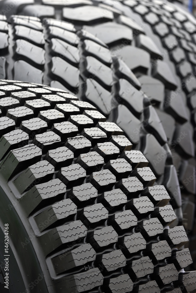 Fototapeta premium Truck tire