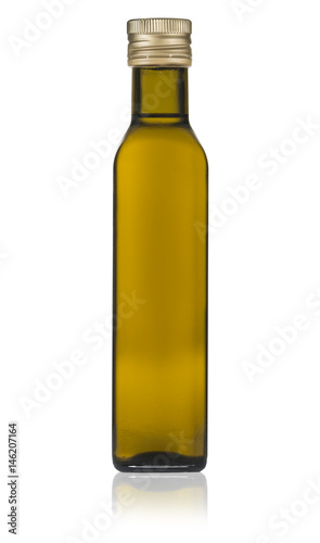 Bottle of walnut oil mock up 250ml photo