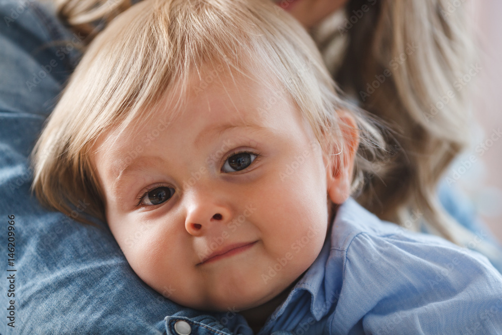 little boy closeup face portrait little boy closeup face portrait