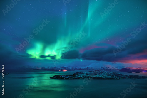 Aurora borealis the northern lights