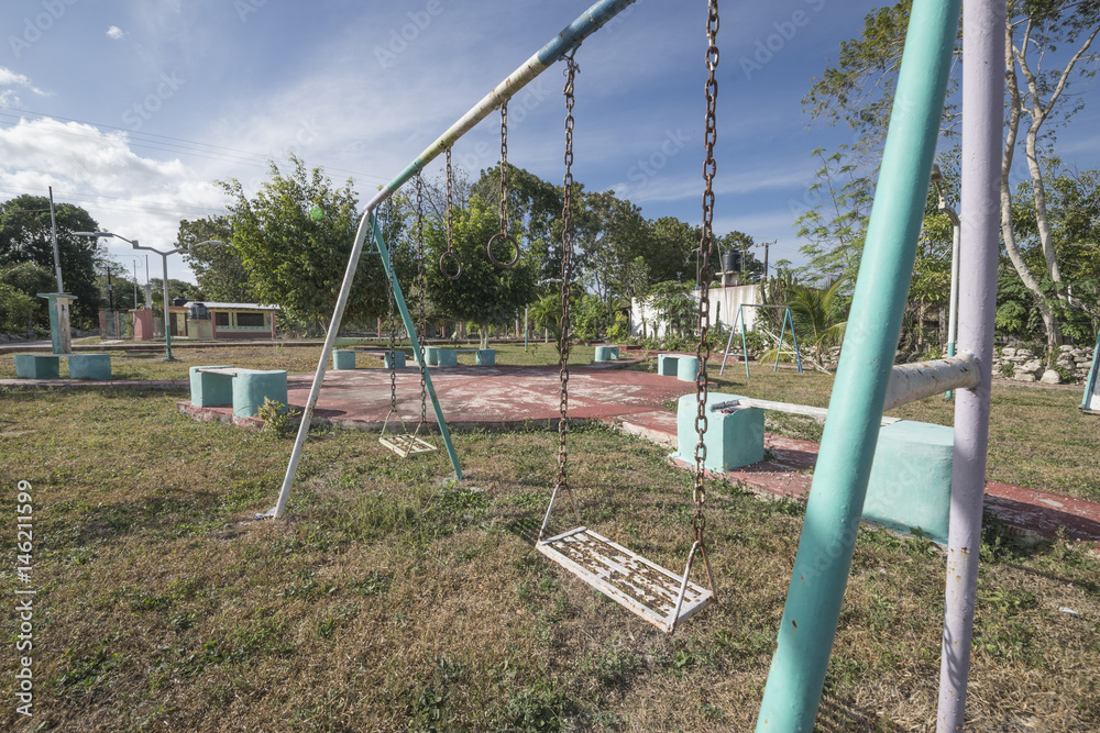 Fototapeta premium verlassener Spielplatz