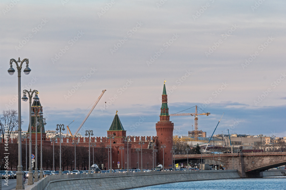 Moscow Kremlin, view from the river