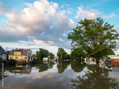 Flooded Neighborhood Street © jsnewtonian