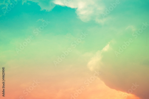 soft cloud and sky with pastel gradient color for background backdrop