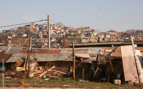 Slum Vorort Heruntergekommene Gegend
