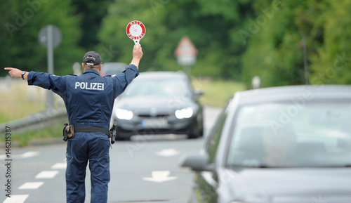 allgemeine Verkehrskontrolle im Odenwaldkreis