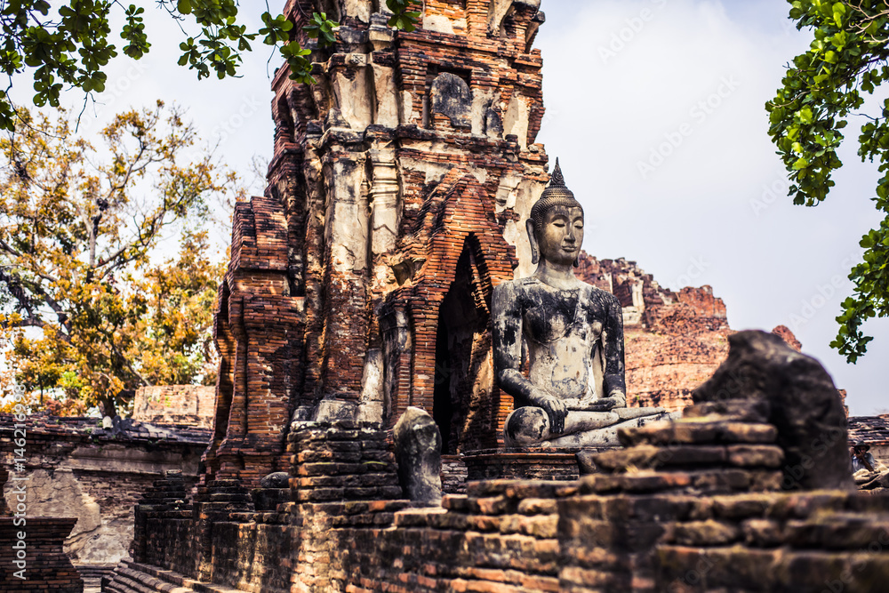 Ancient Ruins at the Ayutthaya Historical Park