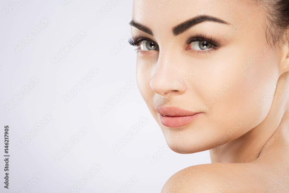 Close up portrait of beautiful girl Close up portrait of beautiful girl
