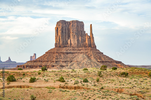 West Mittens Butte in monument valley