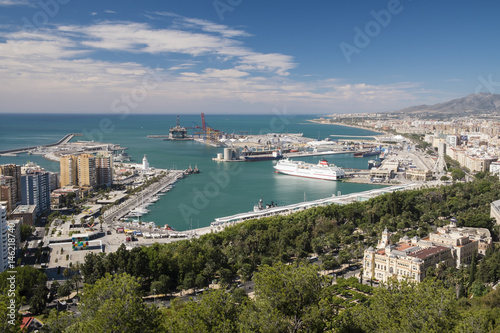 Málaga, vista desde Gibralfaro