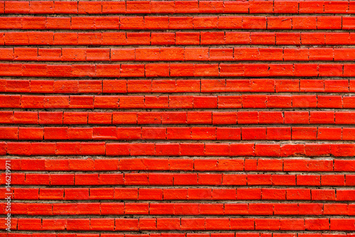 Red Bricks Wall Background Texture