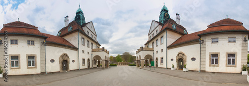 bad nauheim sprudelhof hessen germany high definition panorama photo