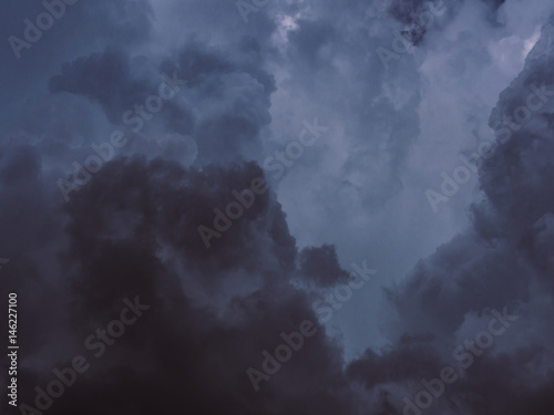 Dramatic clouds storm © max_play