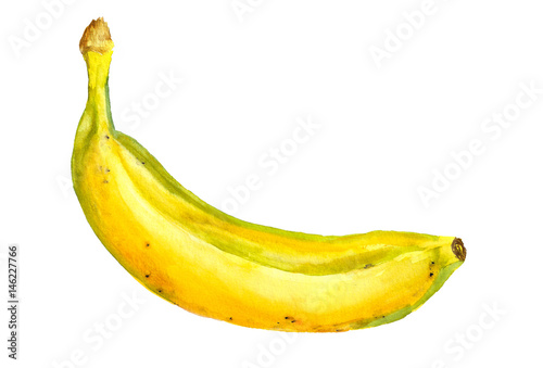 Ripe yellow banana