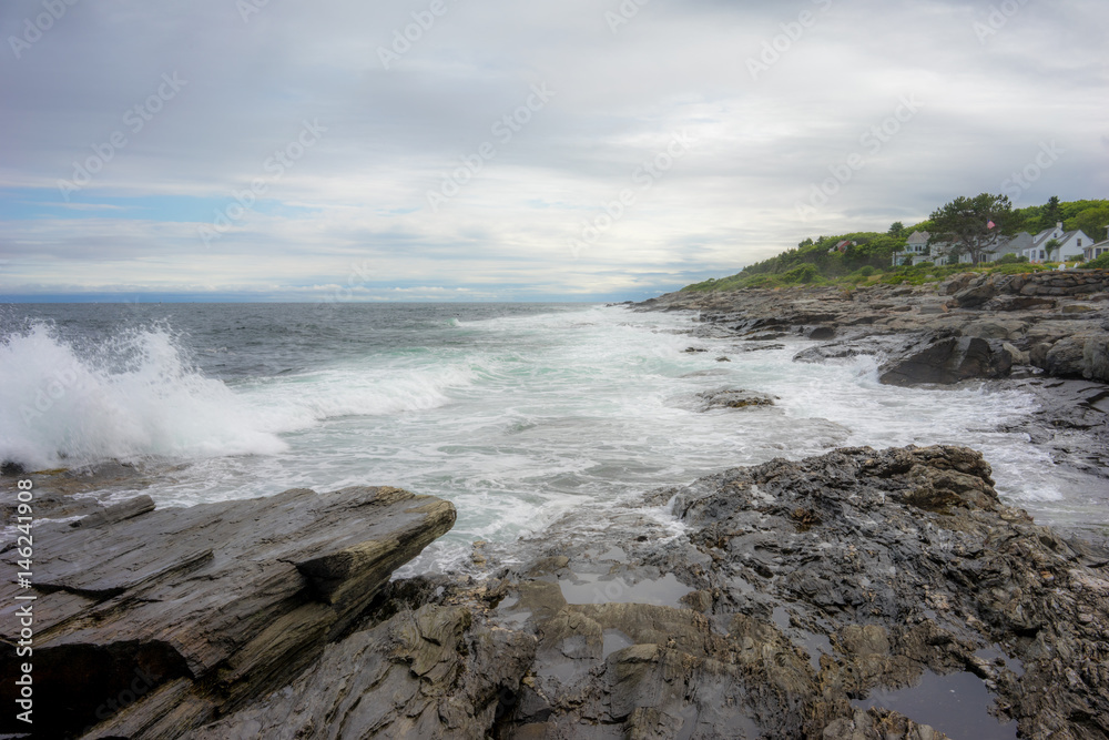 Fototapeta premium New England coast line
