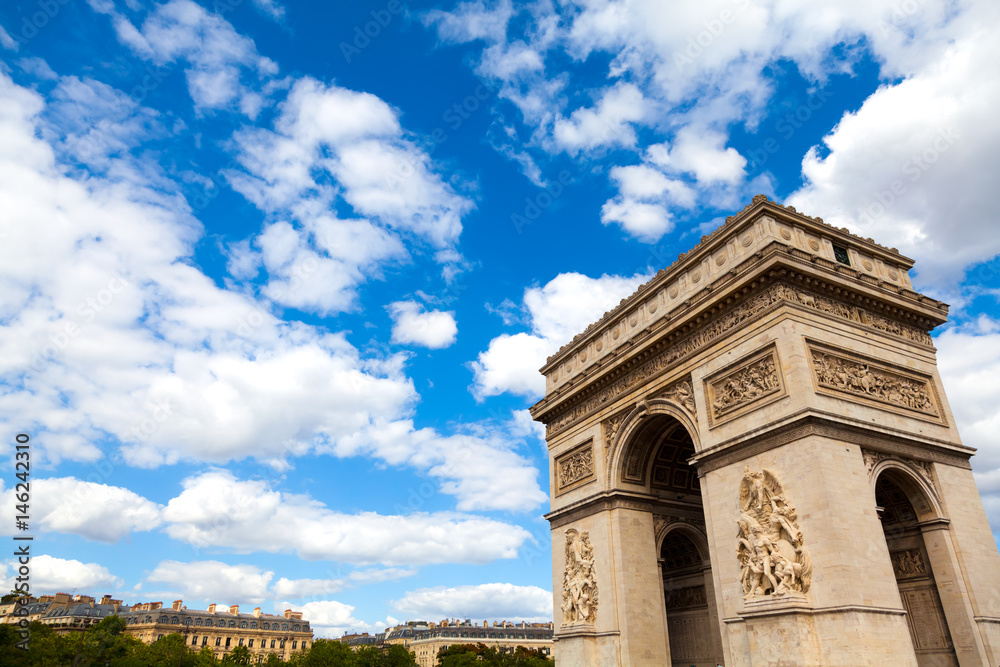 Arc de Triomphe (Triumphal Arch), Paris, France