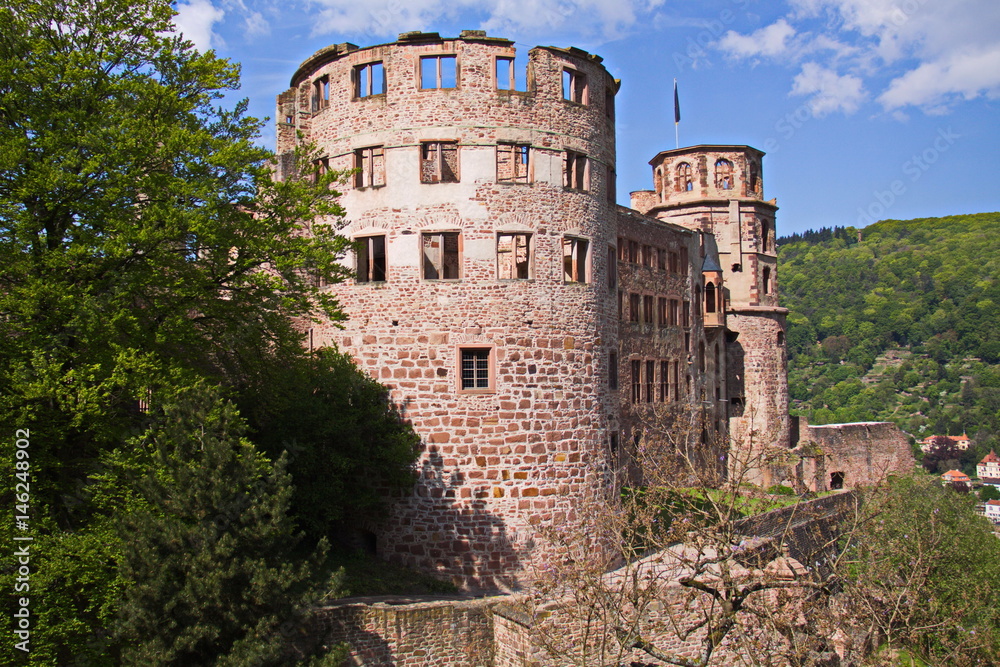Die Burg von Heidelberg