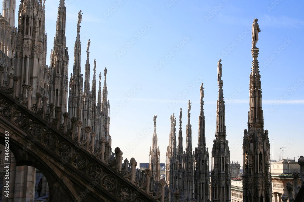 Milan Mailand Cathedral roof